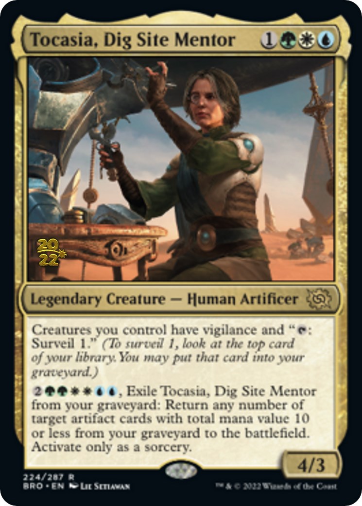 Tocasia, Dig Site Mentor [The Brothers' War Prerelease Promos] | The CG Realm