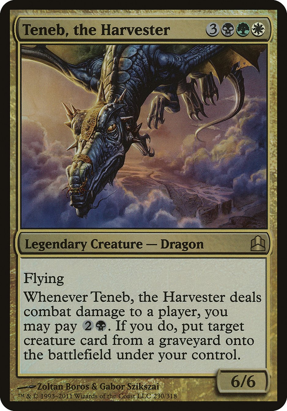 Teneb, the Harvester (Oversized) [Commander 2011 Oversized] | The CG Realm