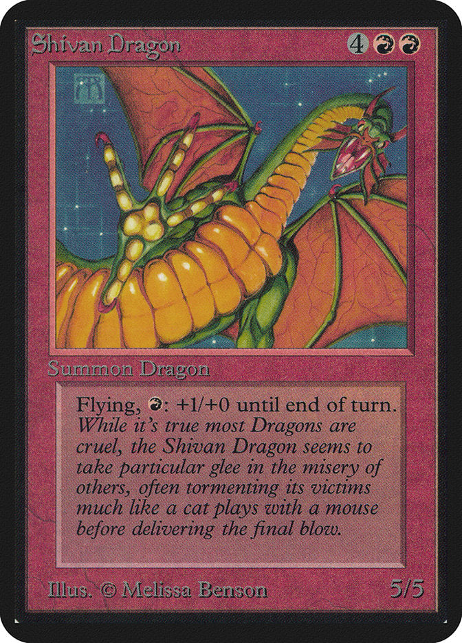 Shivan Dragon [Alpha Edition] | The CG Realm