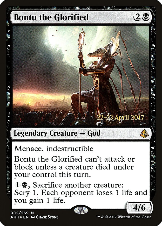 Bontu the Glorified [Amonkhet Prerelease Promos] | The CG Realm