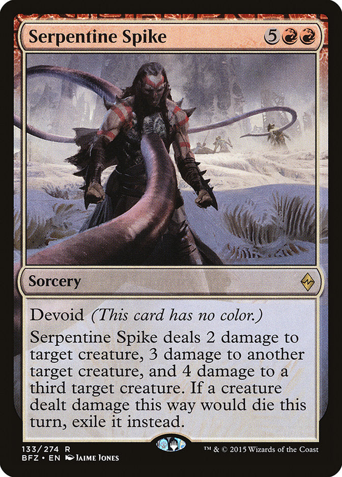 Serpentine Spike [Battle for Zendikar] | The CG Realm