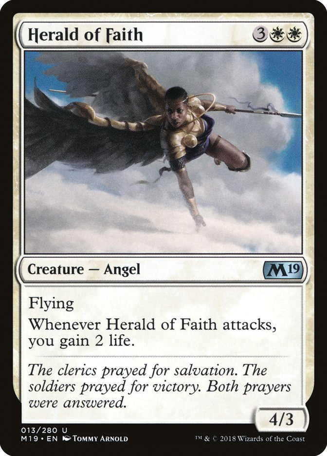 Herald of Faith [Core Set 2019] | The CG Realm