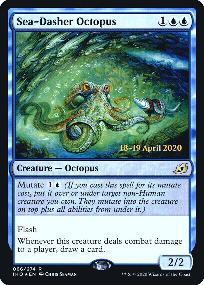 Sea-Dasher Octopus [Ikoria: Lair of Behemoths Prerelease Promos] | The CG Realm