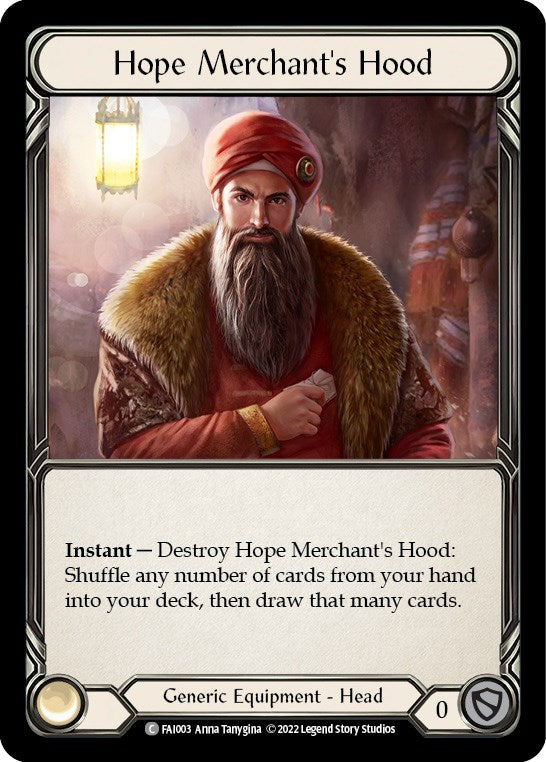 Hope Merchant's Hood [FAI003] (Uprising Fai Blitz Deck) | The CG Realm