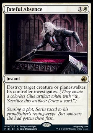 Fateful Absence (Promo Pack) [Innistrad: Midnight Hunt Promos] | The CG Realm