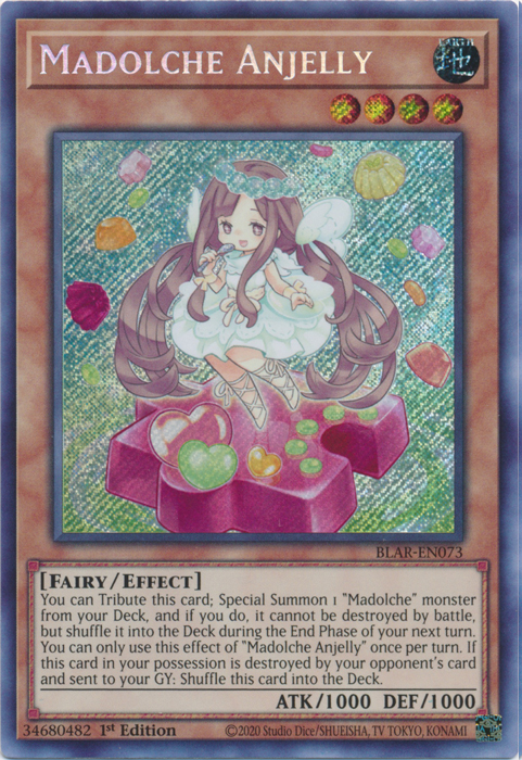 Madolche Anjelly [BLAR-EN073] Secret Rare | The CG Realm