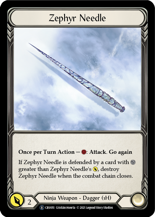 Zephyr Needle [U-CRU051] (Crucible of War Unlimited)  Unlimited Normal | The CG Realm