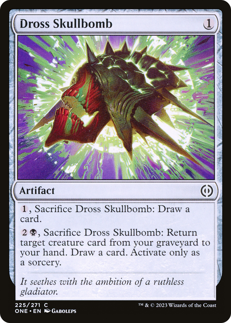 Dross Skullbomb [Phyrexia: All Will Be One] | The CG Realm