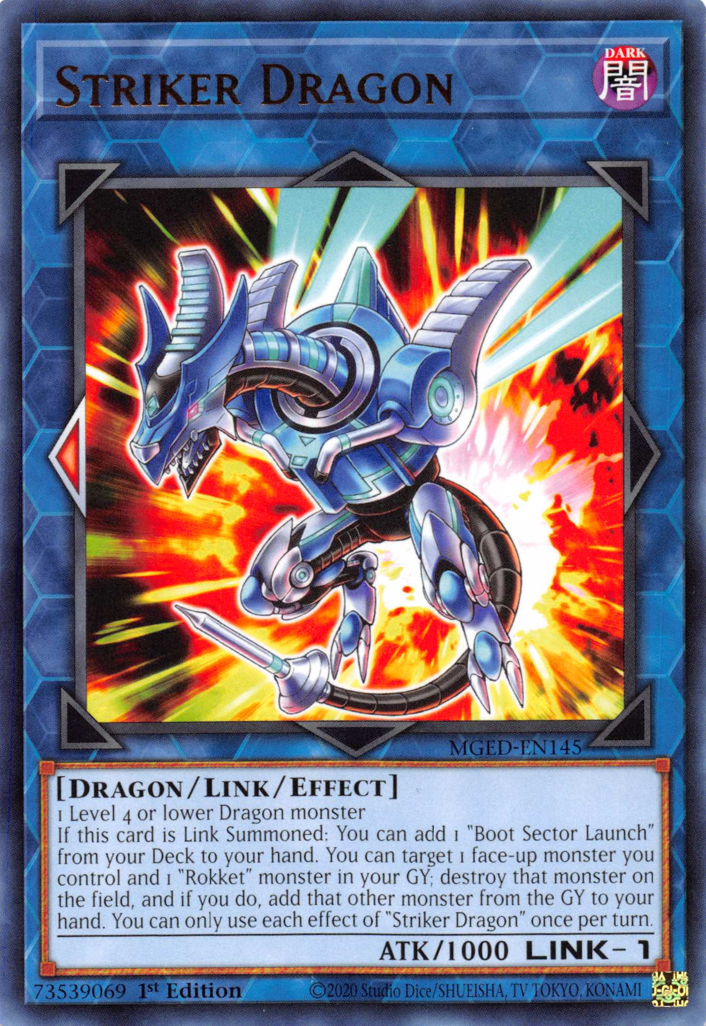 Striker Dragon [MGED-EN145] Rare | The CG Realm