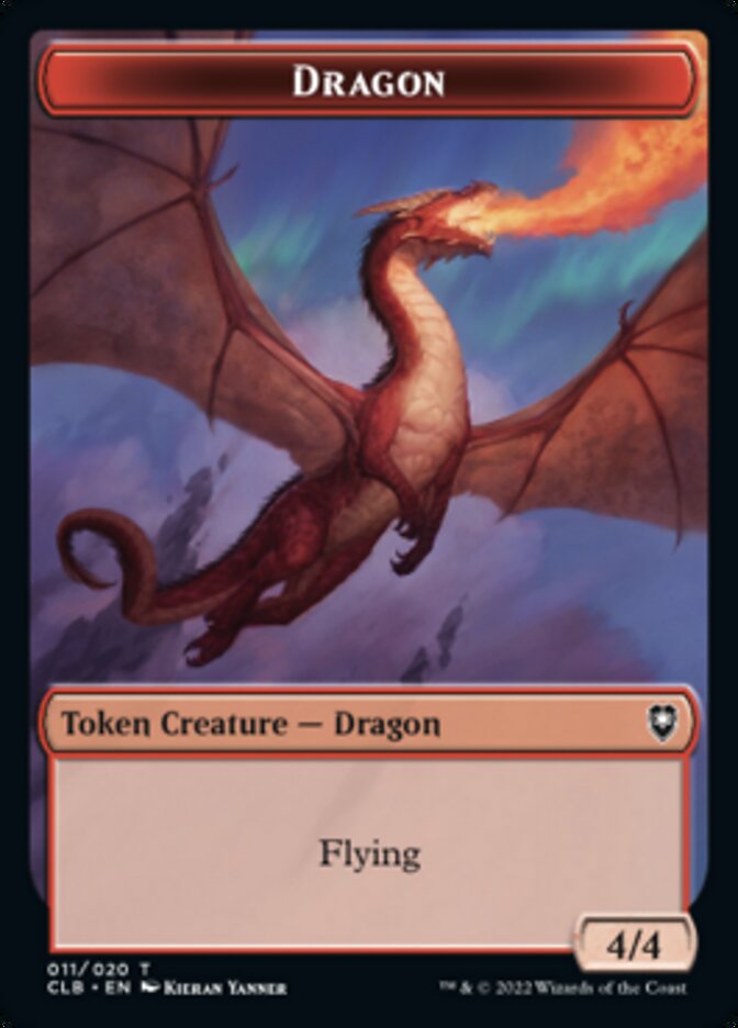 Dragon Token [Commander Legends: Battle for Baldur's Gate Tokens] | The CG Realm