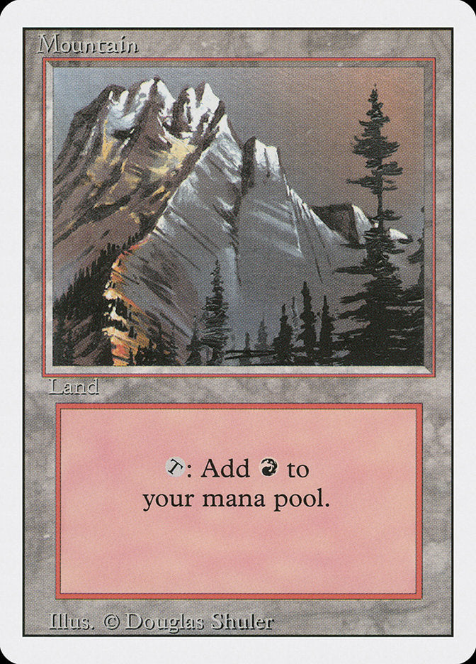 Mountain (Snow Top / Highest Point on Left) [Revised Edition] | The CG Realm