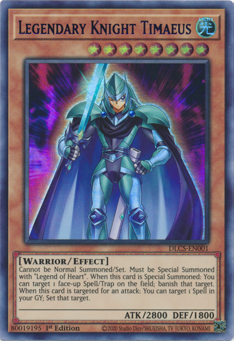 Legendary Knight Timaeus (Purple) [DLCS-EN001] Ultra Rare | The CG Realm