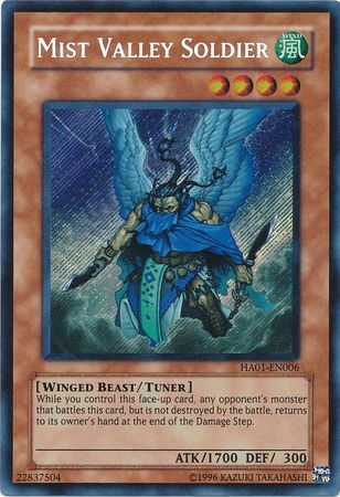 Mist Valley Soldier [HA01-EN006] Secret Rare | The CG Realm