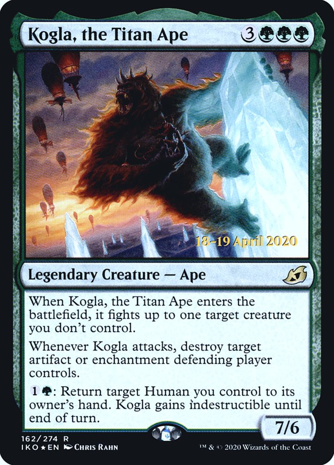 Kogla, the Titan Ape [Ikoria: Lair of Behemoths Prerelease Promos] | The CG Realm