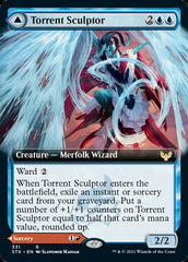 Torrent Sculptor // Flamethrower Sonata (Extended Art) [Strixhaven: School of Mages] | The CG Realm