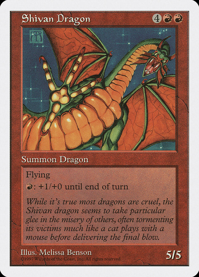 Shivan Dragon [Fifth Edition] | The CG Realm