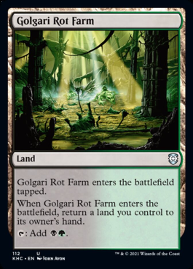 Golgari Rot Farm [Kaldheim Commander] | The CG Realm