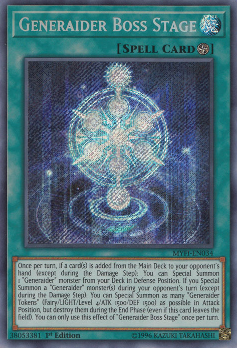 Generaider Boss Stage [MYFI-EN034] Secret Rare | The CG Realm