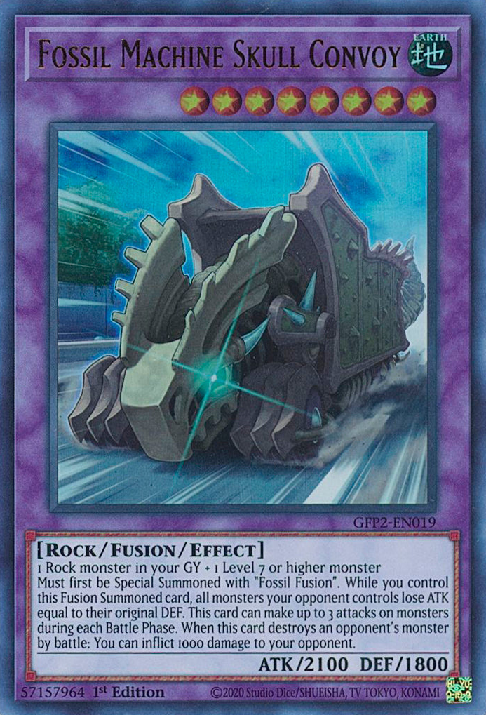 Fossil Machine Skull Convoy [GFP2-EN019] Ultra Rare | The CG Realm