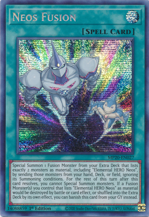 Neos Fusion [MP20-EN027] Prismatic Secret Rare | The CG Realm