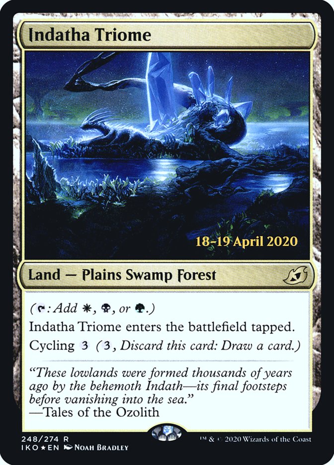 Indatha Triome [Ikoria: Lair of Behemoths Prerelease Promos] | The CG Realm