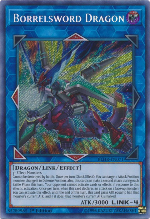 Borrelsword Dragon [BLHR-EN071] Secret Rare | The CG Realm