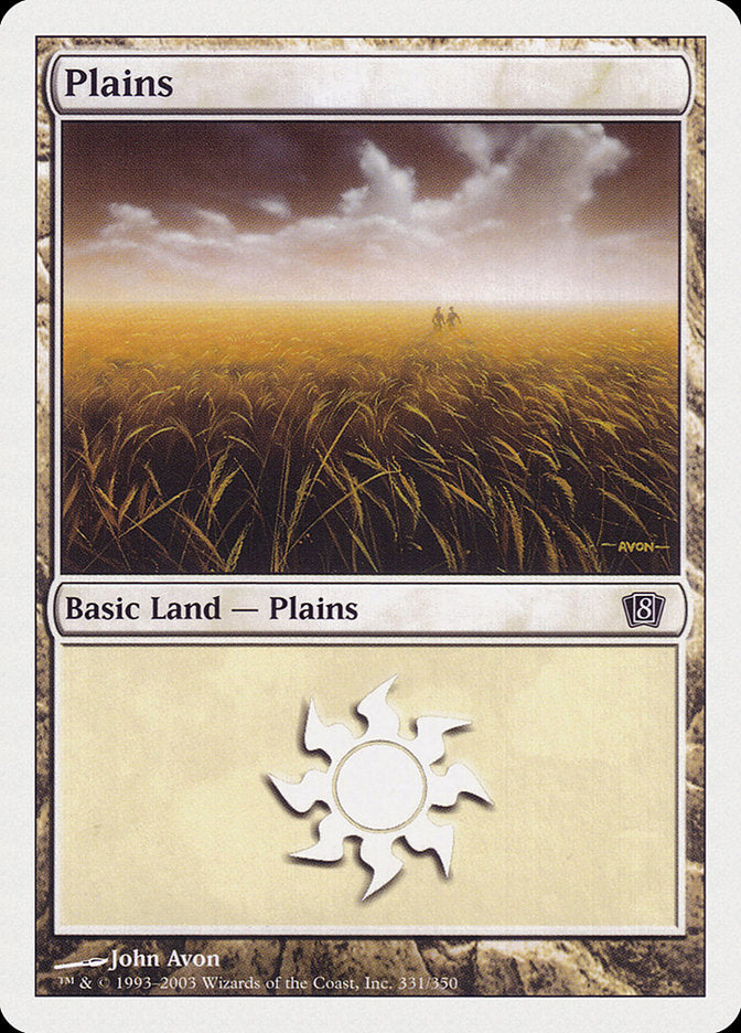 Plains (331) [Eighth Edition] | The CG Realm