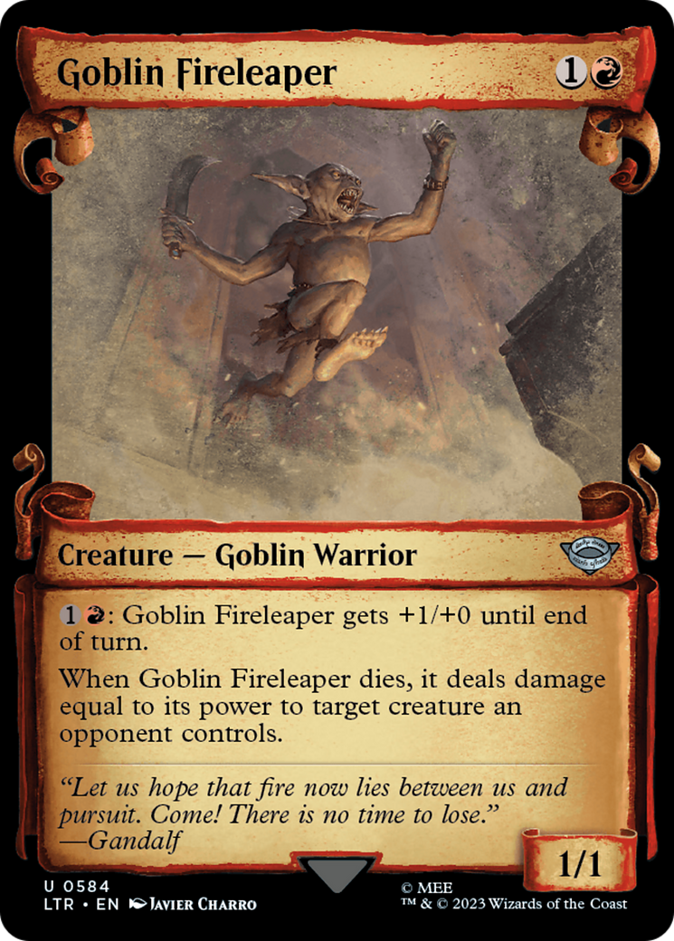 Goblin Fireleaper [The Lord of the Rings: Tales of Middle-Earth Showcase Scrolls] | The CG Realm