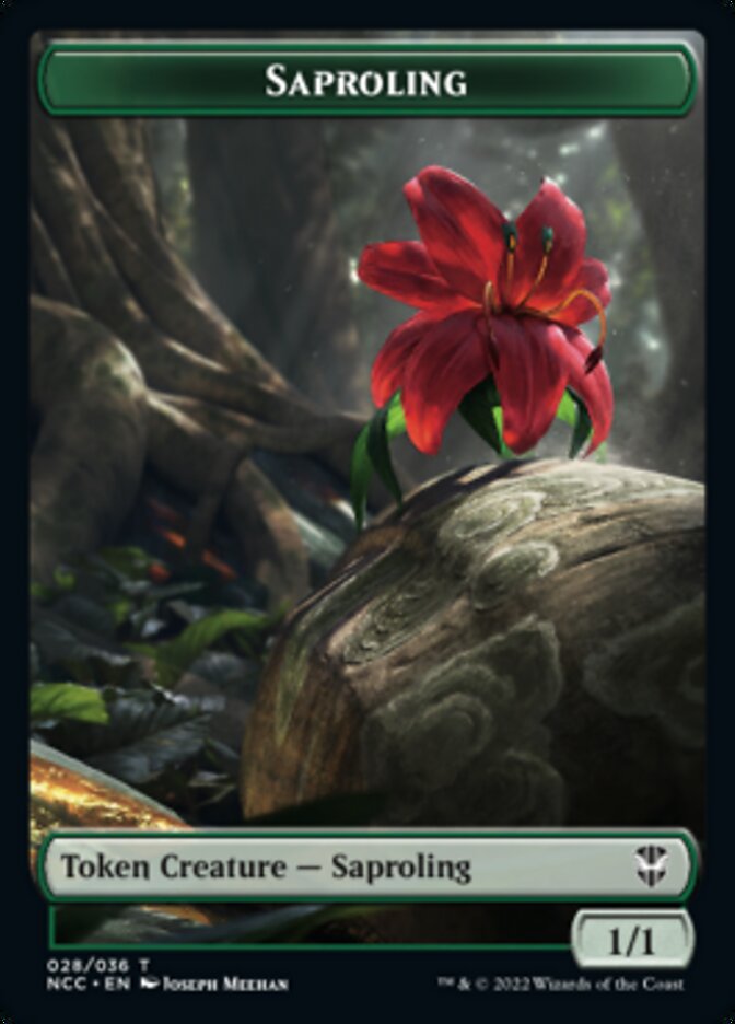 Beast // Saproling Double-Sided Token [Streets of New Capenna Commander Tokens] | The CG Realm