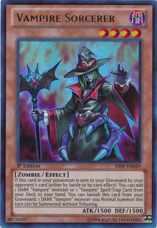 Vampire Sorcerer [SHSP-EN029] Ultra Rare | The CG Realm