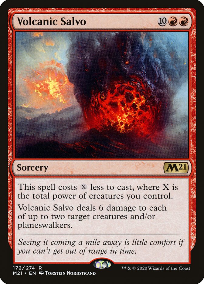 Volcanic Salvo [Core Set 2021] | The CG Realm