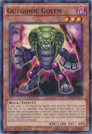 Gorgonic Golem [BP03-EN110] Shatterfoil Rare | The CG Realm