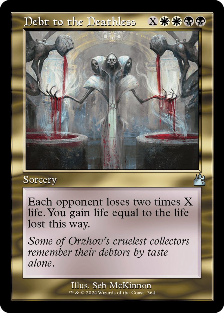 Debt to the Deathless (Retro Frame) [Ravnica Remastered] | The CG Realm