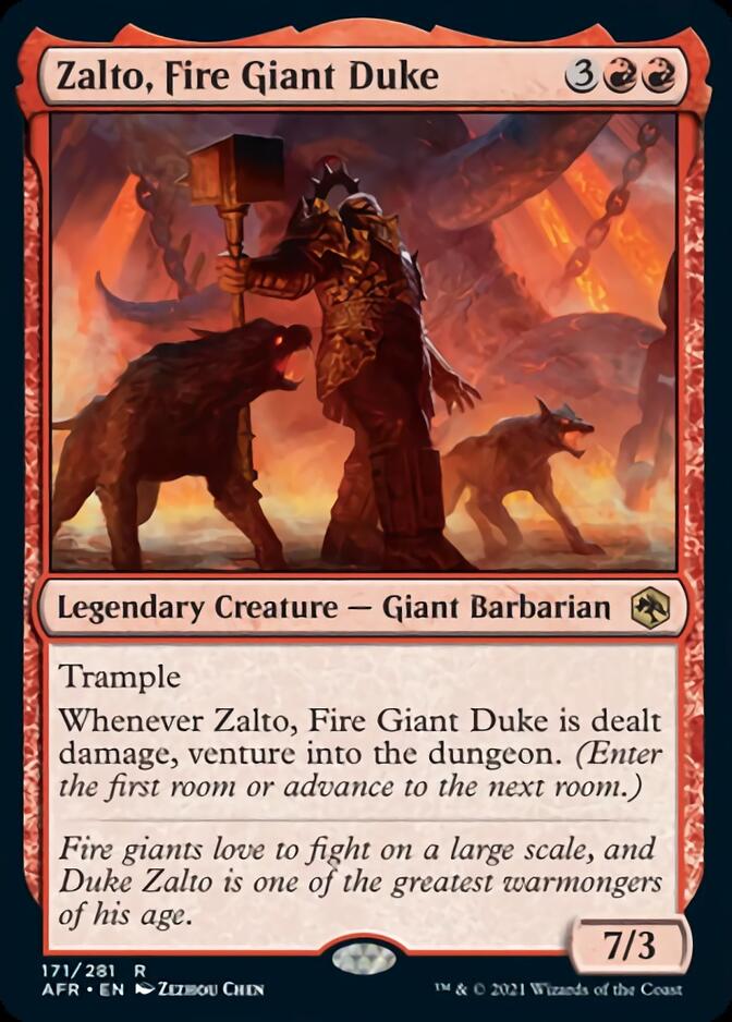 Zalto, Fire Giant Duke [Dungeons & Dragons: Adventures in the Forgotten Realms] | The CG Realm