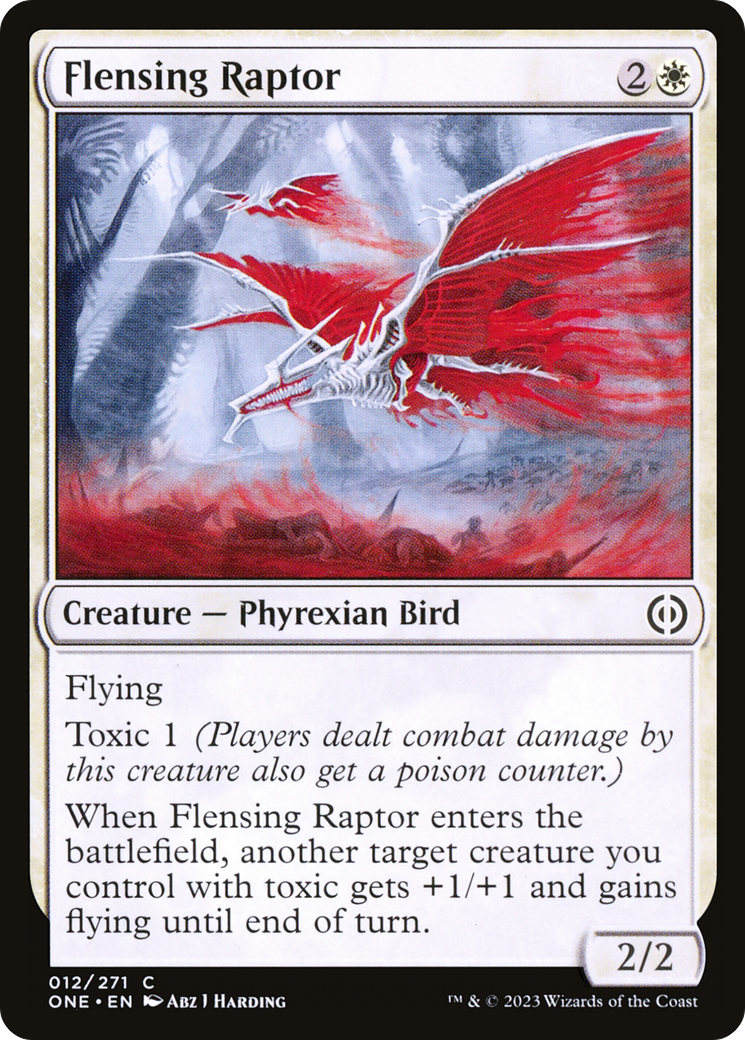 Flensing Raptor [Phyrexia: All Will Be One] | The CG Realm