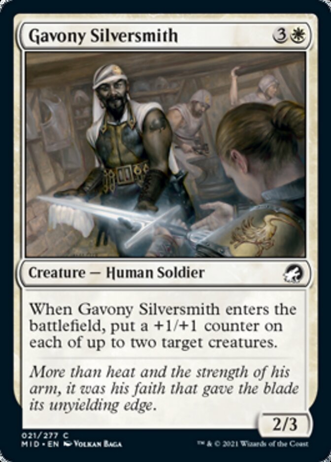 Gavony Silversmith [Innistrad: Midnight Hunt] | The CG Realm