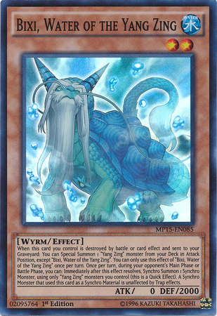 Bixi, Water of the Yang Zing [MP15-EN085] Super Rare | The CG Realm