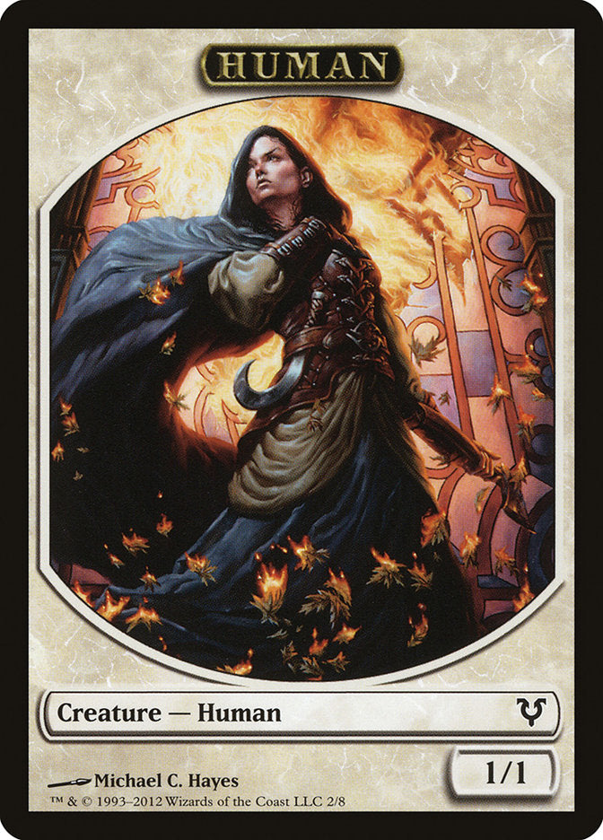 Human Token (2/8) [Avacyn Restored Tokens] | The CG Realm