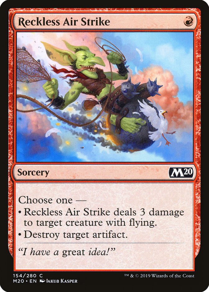 Reckless Air Strike [Core Set 2020] | The CG Realm