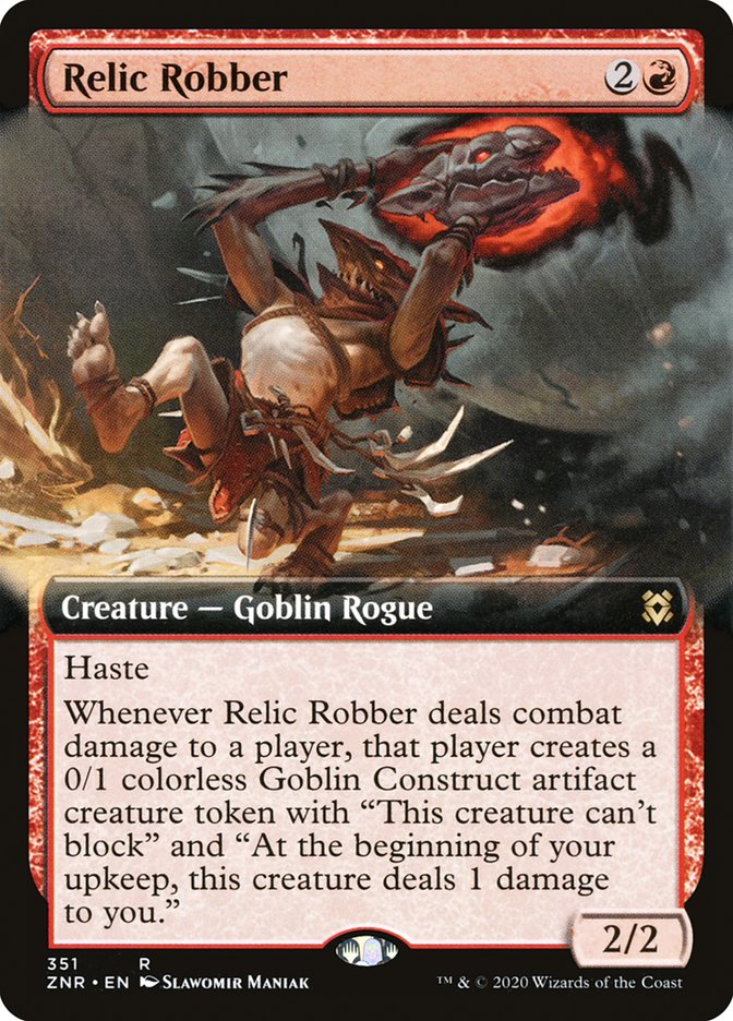 Relic Robber (Extended Art) [Zendikar Rising] | The CG Realm