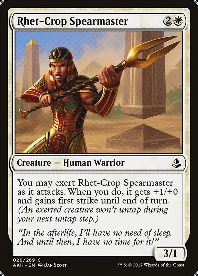 Rhet-Crop Spearmaster [Amonkhet] | The CG Realm