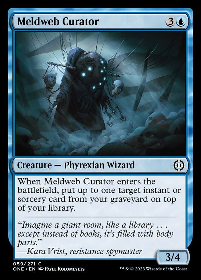 Meldweb Curator [Phyrexia: All Will Be One] | The CG Realm