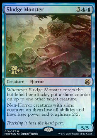 Sludge Monster [Innistrad: Midnight Hunt Prerelease Promos] | The CG Realm