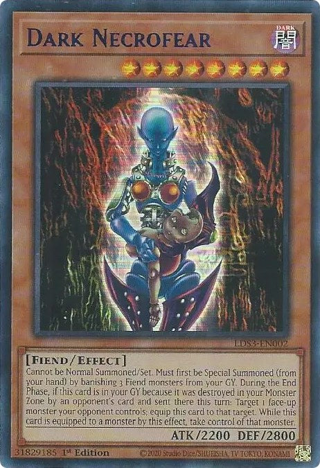 Dark Necrofear (Blue) [LDS3-EN002] Ultra Rare | The CG Realm