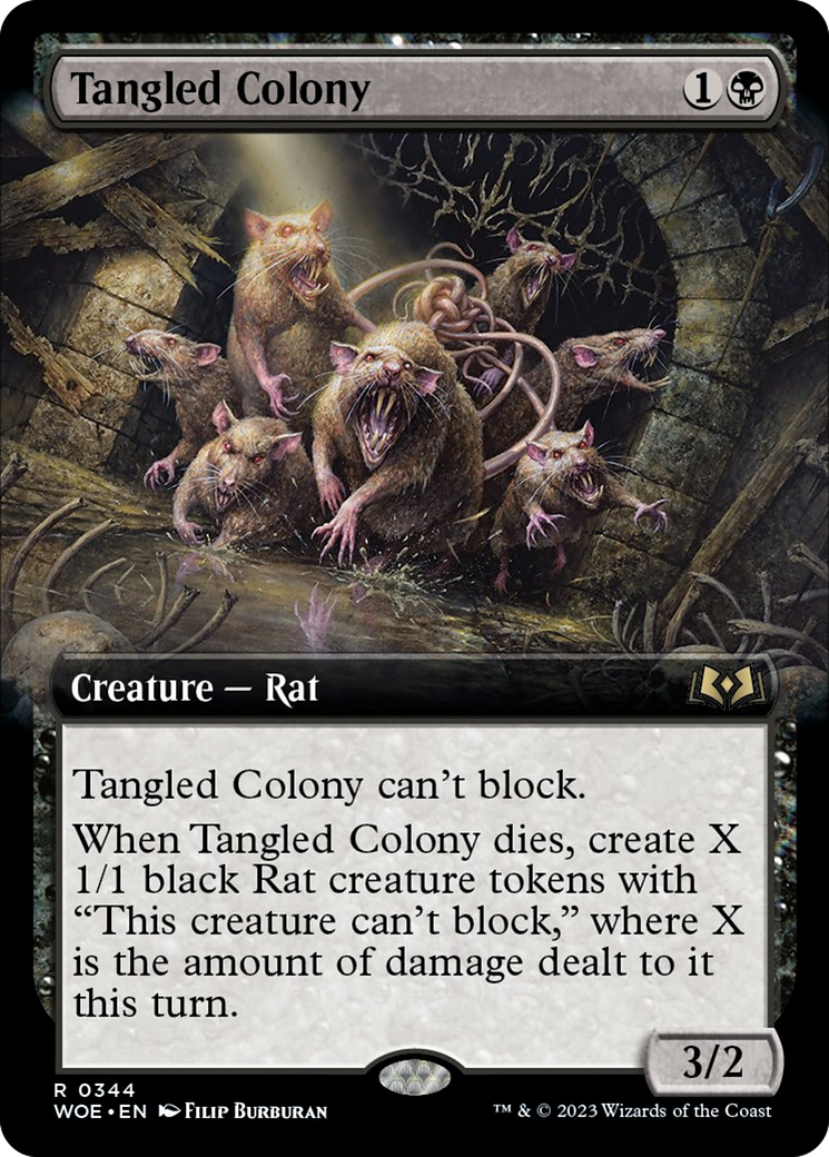 Tangled Colony (Extended Art) [Wilds of Eldraine] | The CG Realm