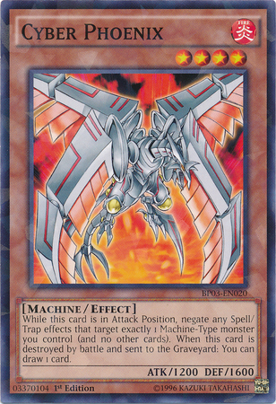 Cyber Phoenix [BP03-EN020] Shatterfoil Rare | The CG Realm