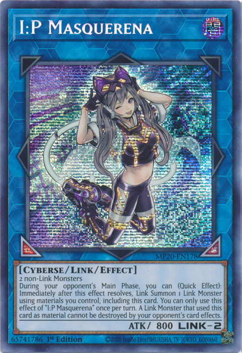 I:P Masquerena [MP20-EN178] Prismatic Secret Rare | The CG Realm