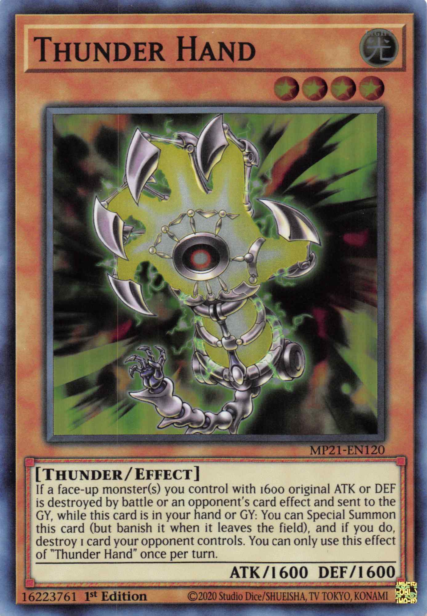 Thunder Hand [MP21-EN120] Super Rare | The CG Realm