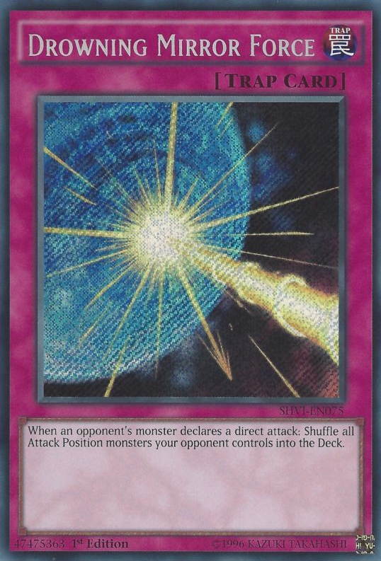 Drowning Mirror Force [SHVI-EN075] Secret Rare | The CG Realm