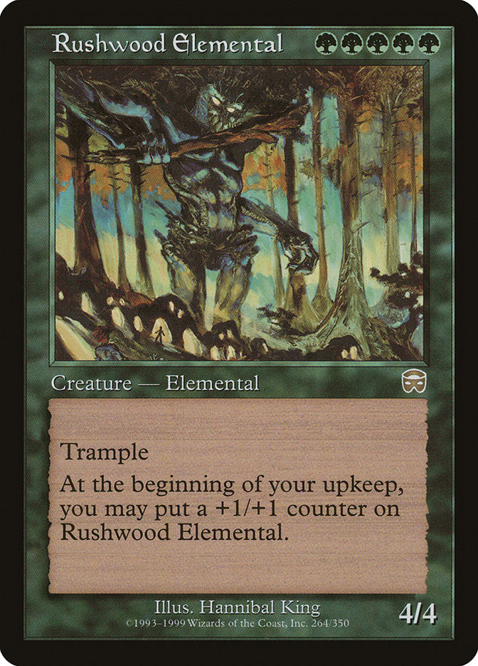 Rushwood Elemental [Mercadian Masques] | The CG Realm